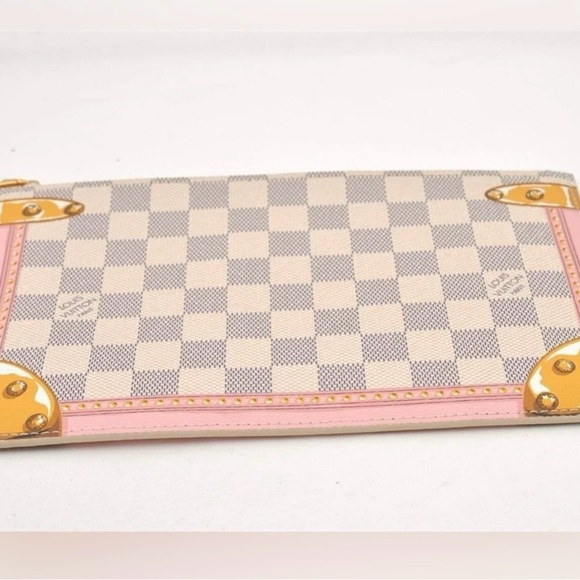 Authentic Louis Vuitton NEW limited Ed. Summer trunk Neverfull GM pouch - Picture 5 of 14
